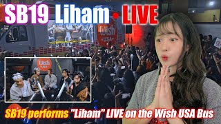 Kpop fan first reaction to Sb19 quotLihamquot on Wish Bus 1075  Visual attack Insane Vocals [upl. by Pussej]