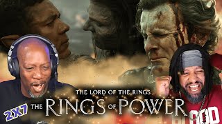 The Battle Begins The Ring of Power S2E7 Doomed To Die Reaction [upl. by Anilev545]