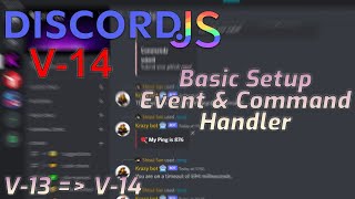 Discord JS V14 Command amp Event Handler  Basic Setup  Discord JS 13 to 14 [upl. by Dex]