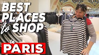 10 Best Places for Shopping in Paris [upl. by Pelaga72]