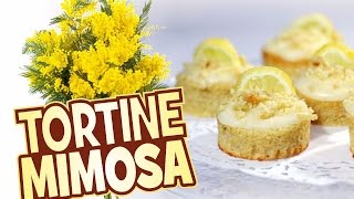 TORTINE MIMOSA ricetta FACILISSIMA ❤ MIMOSA CAKES RECIPE  Le Ricette di Jennifer [upl. by Aisiat485]