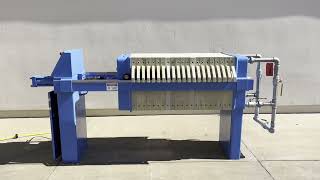 JWI 7 CU AIRHYDRAULIC FILTER PRESS FP2585 [upl. by Genny711]