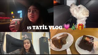 15 TATİL VLOG 🍰🍫☕️  3 GÜN BENİMLESİNİZ 🎀💗✨ [upl. by Postman687]