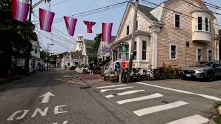 Friday morning Provincetown GoPro bike ride down Commercial Street [upl. by Twelve]