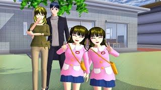 THE SEPARATED TWINS 👭 Complete Episodes 🎉  Sakura School Simulator Short Story  Katkat Gaming [upl. by Caren]