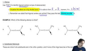 Determining if allenes are chiral or not [upl. by Ahseal191]