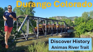 Discover History Animas River Trail in Durango Colorado [upl. by Malamut]