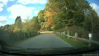 Car Dash Cam 153  Frances Slocum State Park2 [upl. by Chlores746]