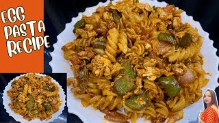 Egg Pasta Recipe  Egg Masala Pasta  Easy Pasta Recipe [upl. by Emmye]