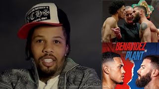 Gervonta Davis Keeps it 100 on David Benavidez vs Caleb Plant Fight Demetrius Andrade predicts … [upl. by Ainesell]