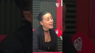 ¡Preciosa está versión del himno del centenario del SevillaFC 🤍❤️ Gracias Pilar Bogado 😍 [upl. by Elmajian]