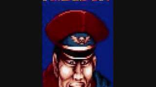 M Bison Stage  Street Fighter II Turbo SNES Remastered [upl. by Aztiley]