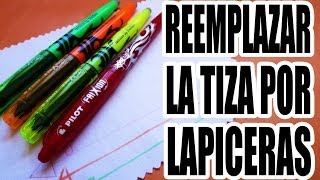 Reemplazar la tiza sastre por lapiceras y marcadores [upl. by Nhabois]