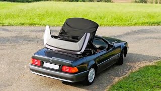 Mercedes 500SL r129 1992  Soft top operation [upl. by Enylodnewg]