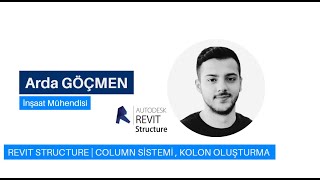 REVIT STRUCTURE  Kolon Oluşturulması  Column Komutu [upl. by Waddington]