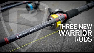 Fox Rage Warrior Rods  Three new rods for big perch pike and zander fishing [upl. by Ellissa]