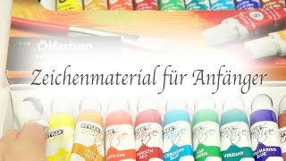 Zeichenmaterial für Anfänger  Basics  TinasArts [upl. by Ettegirb]