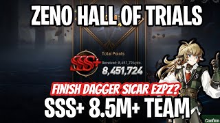 SSS Zeno Hall of Trials Team Epic Seven [upl. by Nemlaz]