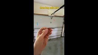 Garage Door Header Ripped Off of the Wall Shorts POV OnTheJob [upl. by Aitsirk]