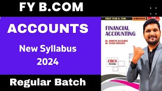 FY Bcom Chap 1 Lec 01  Regular Batch [upl. by Thapa]