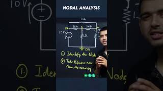 Nodal Analysis in three simple steps jee2024 jeemainsphysics physicsstrategy currentelectricity [upl. by Manya779]