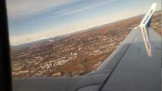 Takeoff from Calgary Airport YYC on WestJet 737 [upl. by Yhtommit]