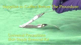 Removing Skin Staples [upl. by Phare407]