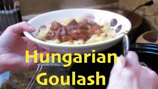 Hungarian Goulash Crock Pot [upl. by Rozelle]