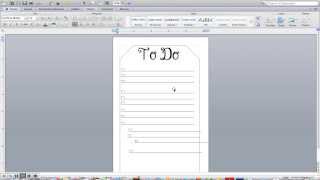 Filofax Insert Tutorial Lesson 1  Basic Design [upl. by Bronk]