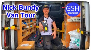 What Tools and Equipment are Required to be an Electrician  Electricians Van Tour With Nick Bundy [upl. by Cyrie]