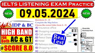 IELTS LISTENING PRACTICE TEST 2024 WITH ANSWERS  09052024 [upl. by Linnell]