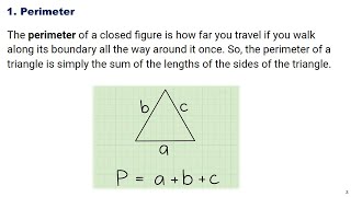 Topic 4 Perimeter and Area [upl. by Onofredo571]