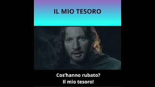 Learn Italian with GOLLUM  IL MIO TESORO italianlanguage italianmovies learnitalian [upl. by Irvin]