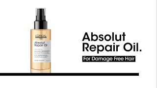 Repair dry amp damaged hair with Absolut Repair [upl. by Ayocat950]