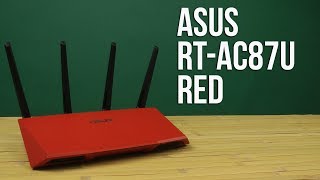 Распаковка Asus RTAC87U Red [upl. by Nnav290]