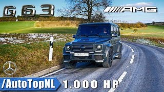 G63 AMG 1000HP GAD Motors  Exhaust SOUND  STRAIGHT PIPES  Onboard amp LOUD REVS by AutoTopNL [upl. by Kellby]