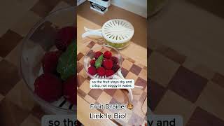 Stainless Steel Fruit Drainer Basket – Fast amp Easy Draining Link in Bio kitchentools fruitbasket [upl. by Haleemak26]