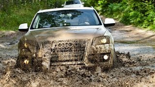 Audi Q7 VS Audi Q5  Offroad amp Snow Test [upl. by Garlen]