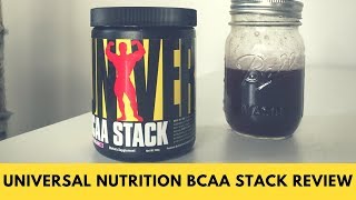 Universal Nutrition BCAA Stack Review [upl. by Isoais243]