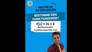 Bestimme den Funktionswert mathe mathetipps HolidaysWithYouTube [upl. by Rheta]