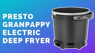 Presto 05411 GranPappy Electric Deep Fryer Review [upl. by Iknarf]