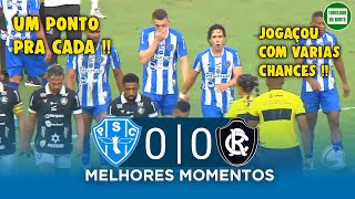 Paysandu x Remo  5ª Rodada  Parazão 2024  Melhores Momentos [upl. by Sualokin292]