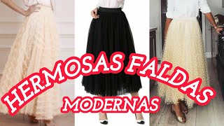 HERMOSAS FALDAS MODERNAS BEAUTIFUL MODERN SKIRTS [upl. by Ileane365]