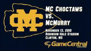 NCAA Football  McMurry University 28 Mississippi College 17 [upl. by Assirim]