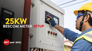 quotHow to Install 25KW MRT Electrical Panel Board  BESCOM Electrical Meter Guide by MRT Teamquot [upl. by Larine]