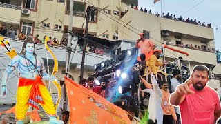 Raja Singh Sri Ram Navami Rally 2024 Full Crowd At Dhoolpet Hyderabad Ram Navami [upl. by Harberd]