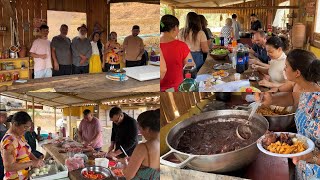 ANIVERSÁRIO DO MEU PAI NA CASINHA NO PÉ DA SERRA HOJE FOI DIA DE ENCHER OS TACHOS [upl. by Lemraj]