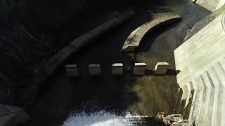 Hinze Dam Spillway Flowing [upl. by Ennovad]