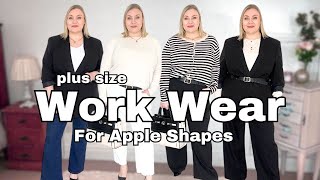 WORK WEAR outfit ideas for Apple Shapes  Business Casual [upl. by Loos]