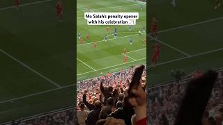 Watch Salah penalty Goal and Celebration 🏹 ytshorts footballshorts Liverpool [upl. by Yks847]